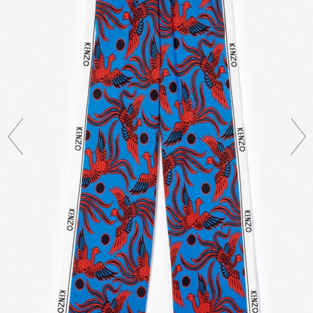 Jacquard 'Flying Phoenix' trousers pans